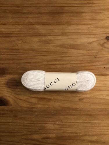 gucci shoe laces white|gucci replacement shoe laces.